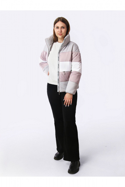 Куртка для девочки с кокетками демисезонная утепленная АРТУС 24С20-Р57 северный_ветер - фото 6