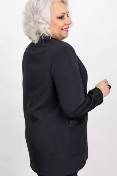 Жакет классический с накладными карманами из текстиля Camelia 2349 2 - фото 7