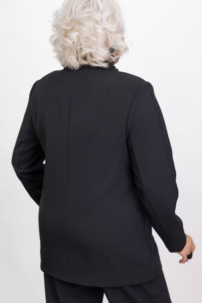 Жакет классический с накладными карманами из текстиля Camelia 2349 2 - фото 6