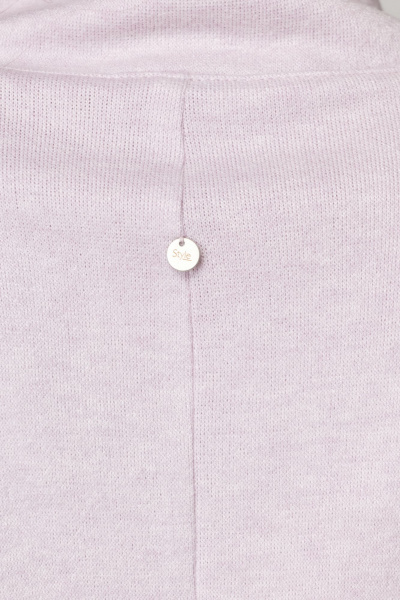 Нежный комплект туника и юбка из трикотажа Мишель стиль 1223 розовая_пастель - фото 9