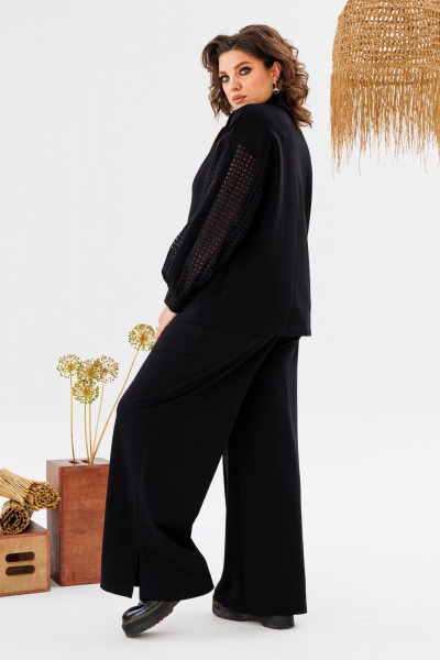 Демисезонный костюм жакет и брюки из хлопка и текстиля Romanovich Style 2-2719 - фото 8