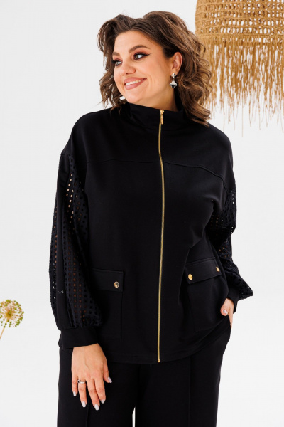 Демисезонный костюм жакет и брюки из хлопка и текстиля Romanovich Style 2-2719 - фото 5