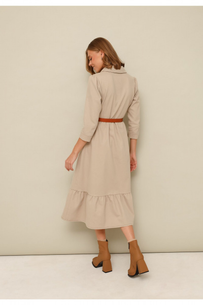 Джинсовое платье с накладными карманами и поясом PUR PUR 11-320/1 - фото 4