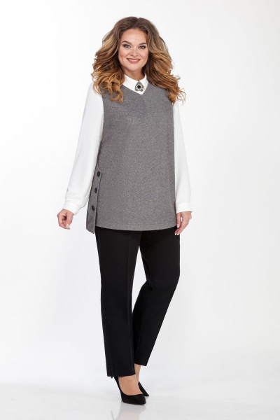 Блуза, брюки, жилет Элль-стиль 2025 - фото 1