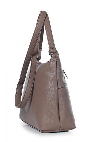 Сумка из экокожи на каждый день с несколькими карманами Galanteya 21624.24с818к45 бежевый_т. - фото 4