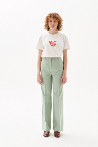 Брюки прямые из костюмной ткани с карманами Morozov Amavie 4.2071_A1_Louvia фисташка - фото 1