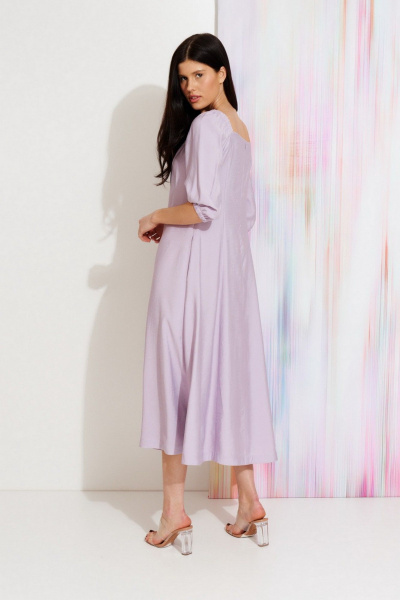 Платье летнее вискоза с драпировкой и карманами Morozov Amavie 1.2087_A1_Zunka лавандовый - фото 9