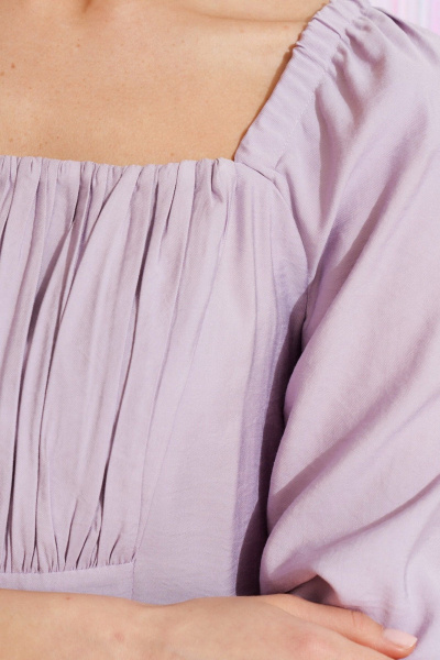 Платье летнее вискоза с драпировкой и карманами Morozov Amavie 1.2087_A1_Zunka лавандовый - фото 7