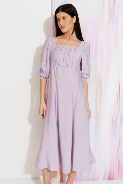 Платье летнее вискоза с драпировкой и карманами Morozov Amavie 1.2087_A1_Zunka лавандовый - фото 4