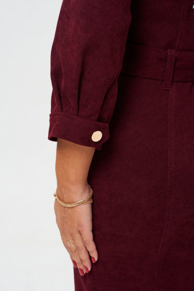 Платье VI ORO VR-1144-4 марсала - фото 9