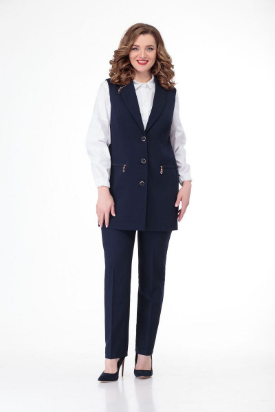 Жилет ELITE MODA 4226 синий - фото 3