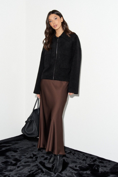 Юбка из струящегося текстиля с резинкой и подкладкой ANNETE A1357/1 - фото 1