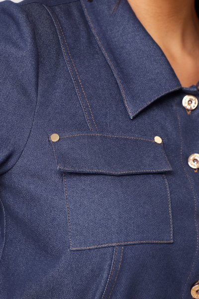 Платье Bonna Image 944 синий(джинс) - фото 9