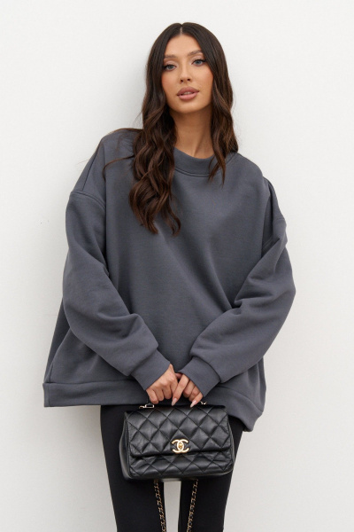 Джемпер с рукавами со спущенным плечом и карманами ANNETE A2018/1 - фото 1