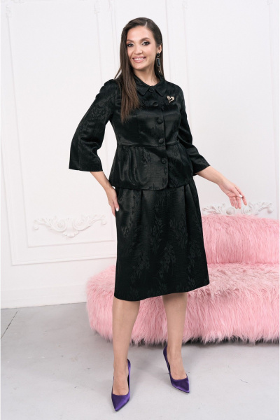 Костюм юбочный жакет и юбка из текстиля Lissana 4956 - фото 7