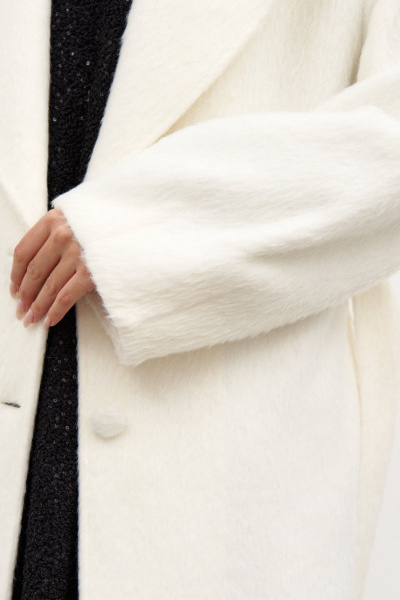 Кардиган прямой с шлицей и поясом из текстиля ANNETE A5373 - фото 10