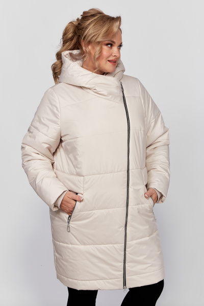 Женская зимняя плащёвая куртка с утеплителем HOOPON Algranda А3913-a-1 - фото 2