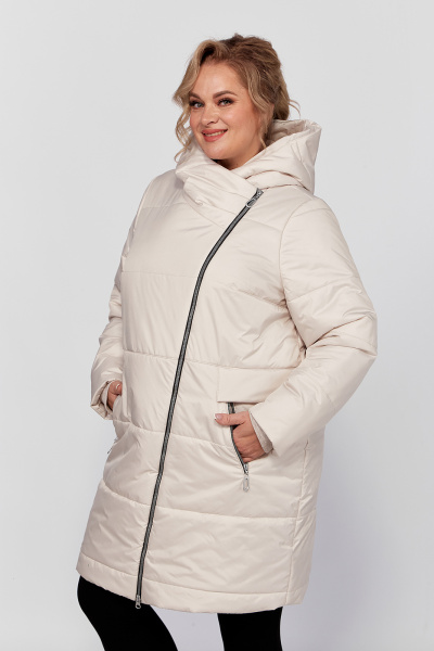 Женская зимняя плащёвая куртка с утеплителем HOOPON Algranda А3913-a-1 - фото 5