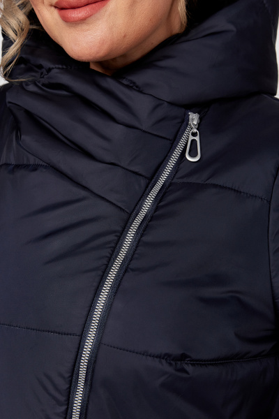 Женская зимняя плащёвая куртка с капюшоном и утеплителем HOOPON Algranda А3913-a-c - фото 6