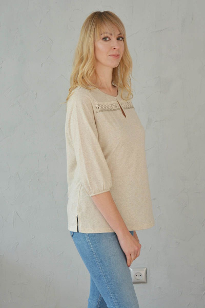 Джемпер Купалинка 533701.158-164 лен - фото 2