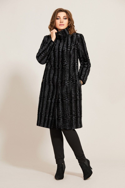Пальто Магия Стиля М-2478У квадратики - фото 1