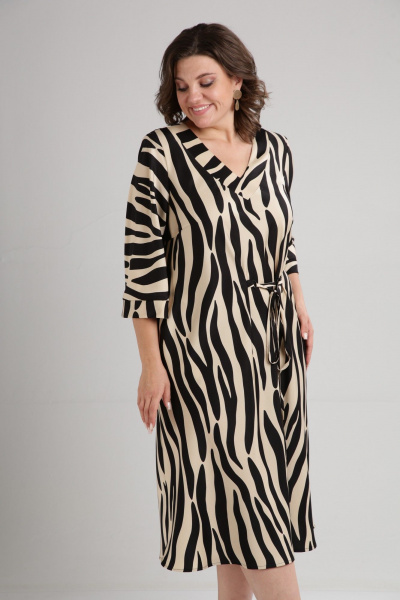 Нарядное платье А-силуэта с нагрудными выточками и карманами Rishelie 973 - фото 6