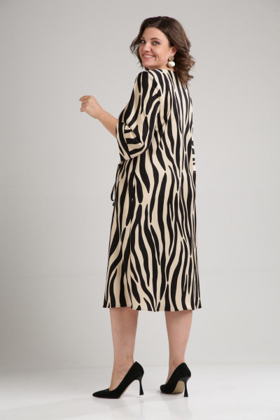 Нарядное платье А-силуэта с нагрудными выточками и карманами Rishelie 973 - фото 5