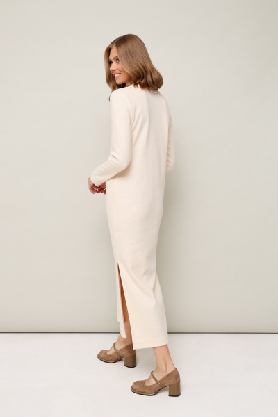Платье трикотажное полуприлегающего силуэта на пуговицах PUR PUR 11-316/2 - фото 4