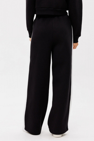 Демисезонные брюки спортивные из трикотажа и хлопка GO f2010w/40-02.170 черный - фото 2