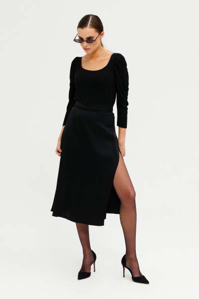 Стильная юбка с высоким разрезом Noche mio 2.718 - фото 1