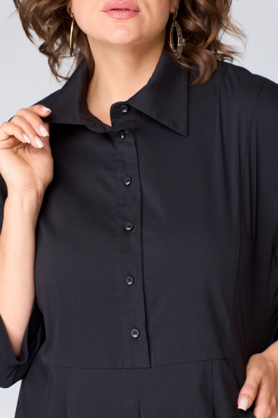 Платье EVA GRANT 7325-2 черный+кружево - фото 7