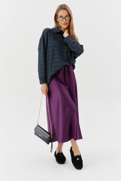 Юбка SODA 4823 фиолет - фото 2