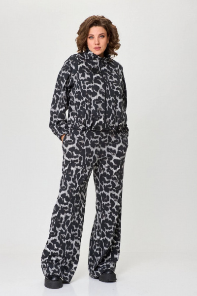 Платье свободного силуэта из трикотажа с карманами INVITE 6076 - фото 10