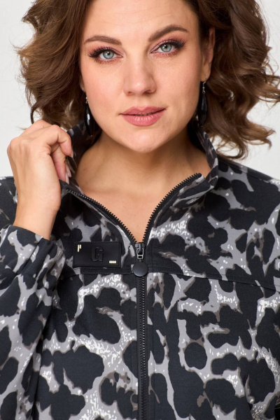 Платье свободного силуэта из трикотажа с карманами INVITE 6076 - фото 4