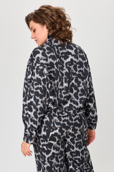 Платье свободного силуэта из трикотажа с карманами INVITE 6076 - фото 2