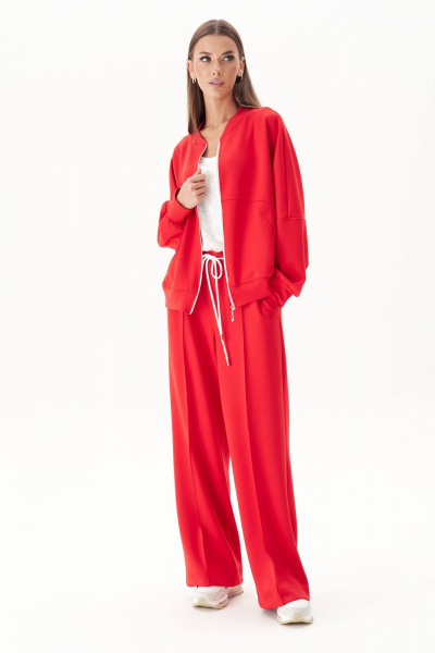 Брюки, джемпер Fantazia Mod 4983 красный - фото 4