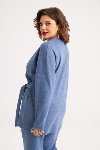 Комфортный комплект джемпер и брюки из трикотажа Almirastyle 399 - фото 6