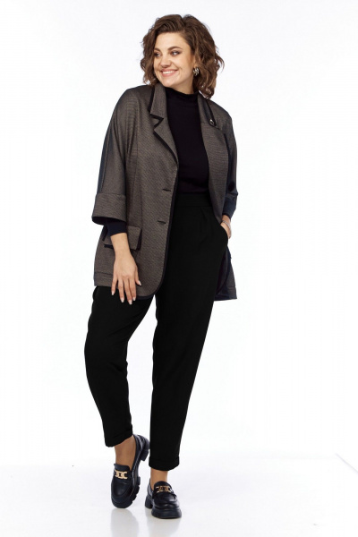 трьохпредметний костюм з жакетом і брюками LadisLine 1533 - фото 6