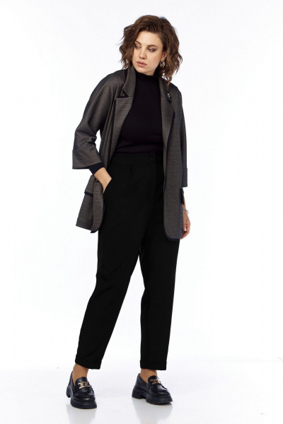 трьохпредметний костюм з жакетом і брюками LadisLine 1533 - фото 5