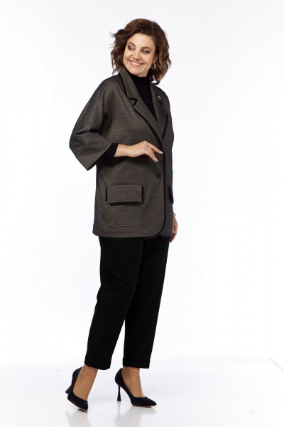 трьохпредметний костюм з жакетом і брюками LadisLine 1533 - фото 3