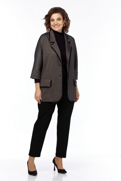 трьохпредметний костюм з жакетом і брюками LadisLine 1533 - фото 1