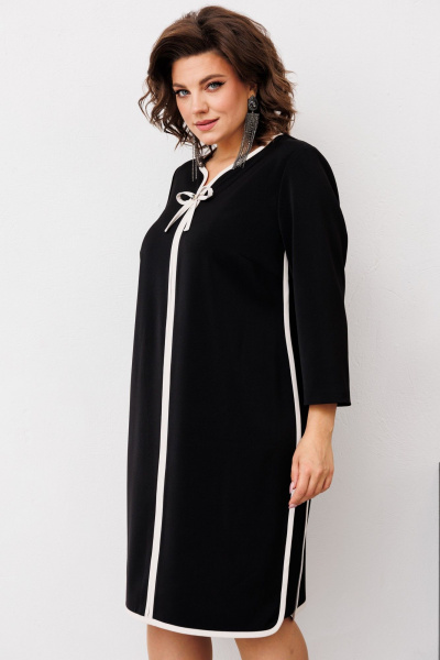 Элегантное платье с декором и фигурной горловиной Romanovich Style 1-2738 - фото 5