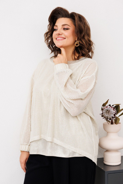 Брюки, джемпер, топ Romanovich Style 3-2734 золото - фото 10