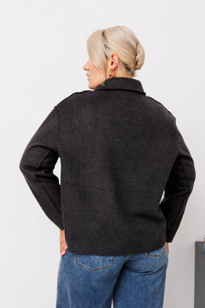 Жакет свободного кроя со спущенным плечом и воротником Runella 1646/1 - фото 6