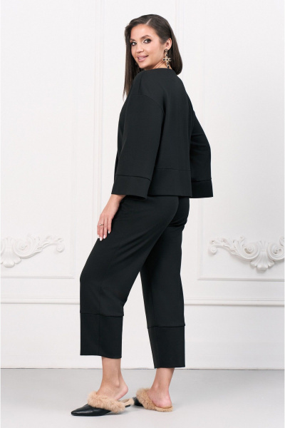 Жакет и брюки из текстиля, деловой костюм, демисезонный Lissana 4973 - фото 11