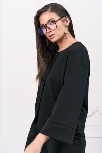 Жакет и брюки из текстиля, деловой костюм, демисезонный Lissana 4973 - фото 8