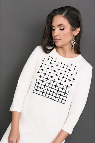 Платье с вышивкой и разрезом, демисезон, на каждый день Lissana 4954 - фото 14