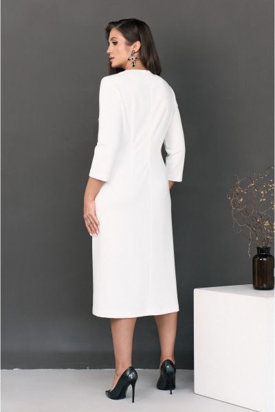 Платье с вышивкой и разрезом, демисезон, на каждый день Lissana 4954 - фото 6