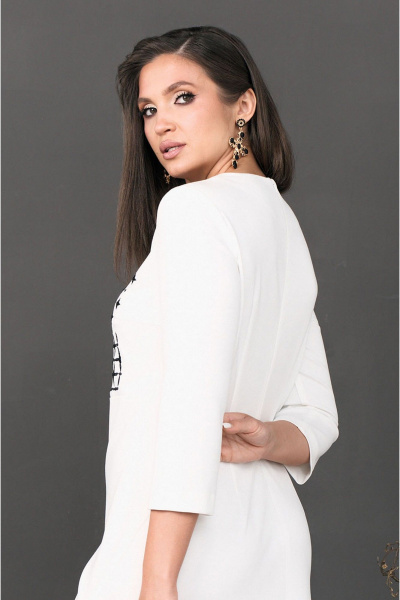 Платье с вышивкой и разрезом, демисезон, на каждый день Lissana 4954 - фото 5