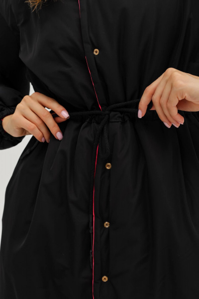 Двухстороннее демисезонное пальто с капюшоном и поясом MASHA SKORINA MS-CPNB-1-001 - фото 6